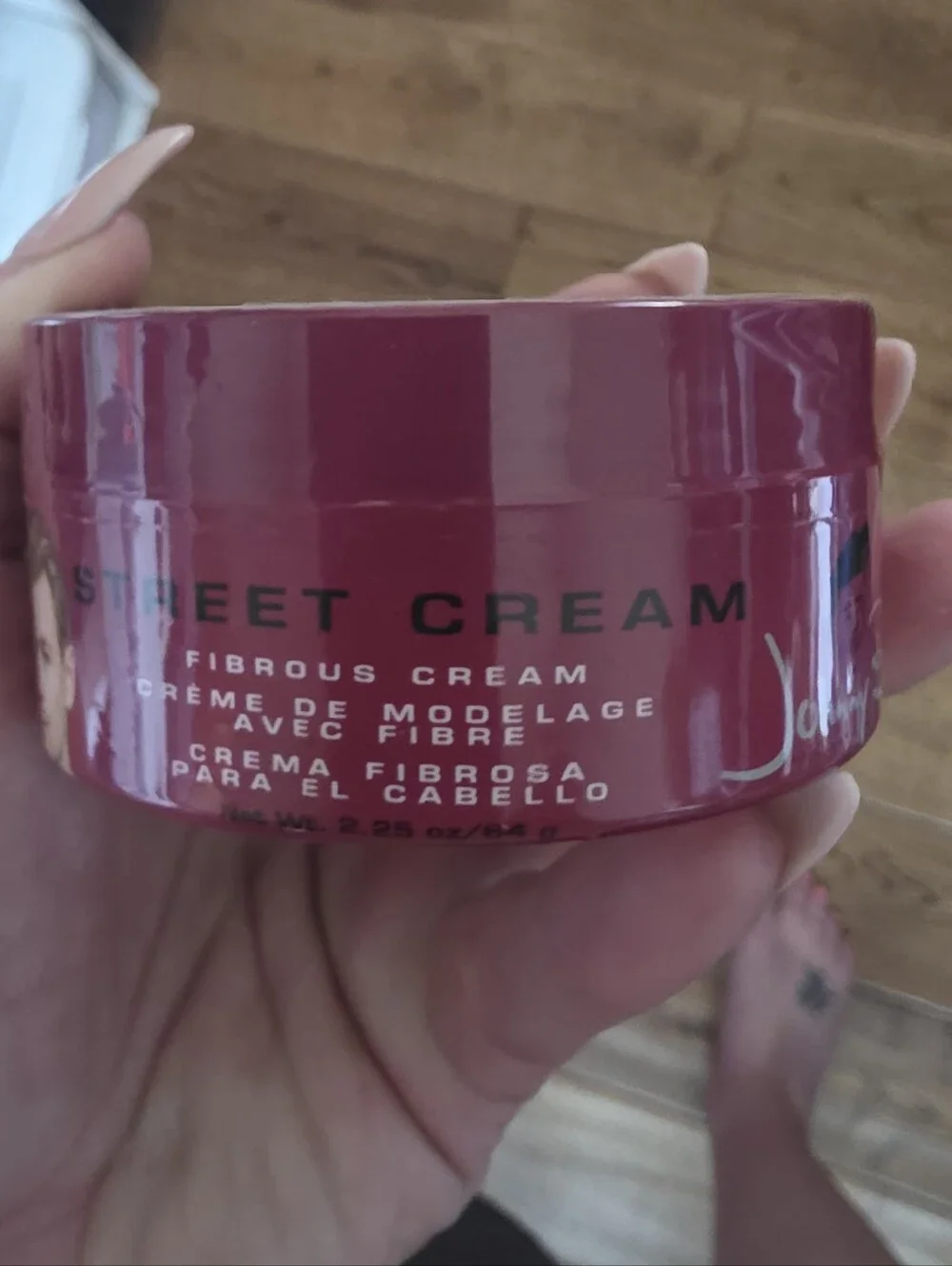 Johnny B Street Cream Fibrous Cream 2.25 oz| HAIR STYLING | New/Sealed